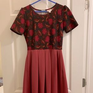 LuLaRoe Amelia zippered dress